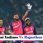 mumbai indians vs rajasthan royals timeline