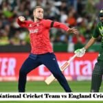 Pakistan National Cricket Team vs England Cricket Team Timeline